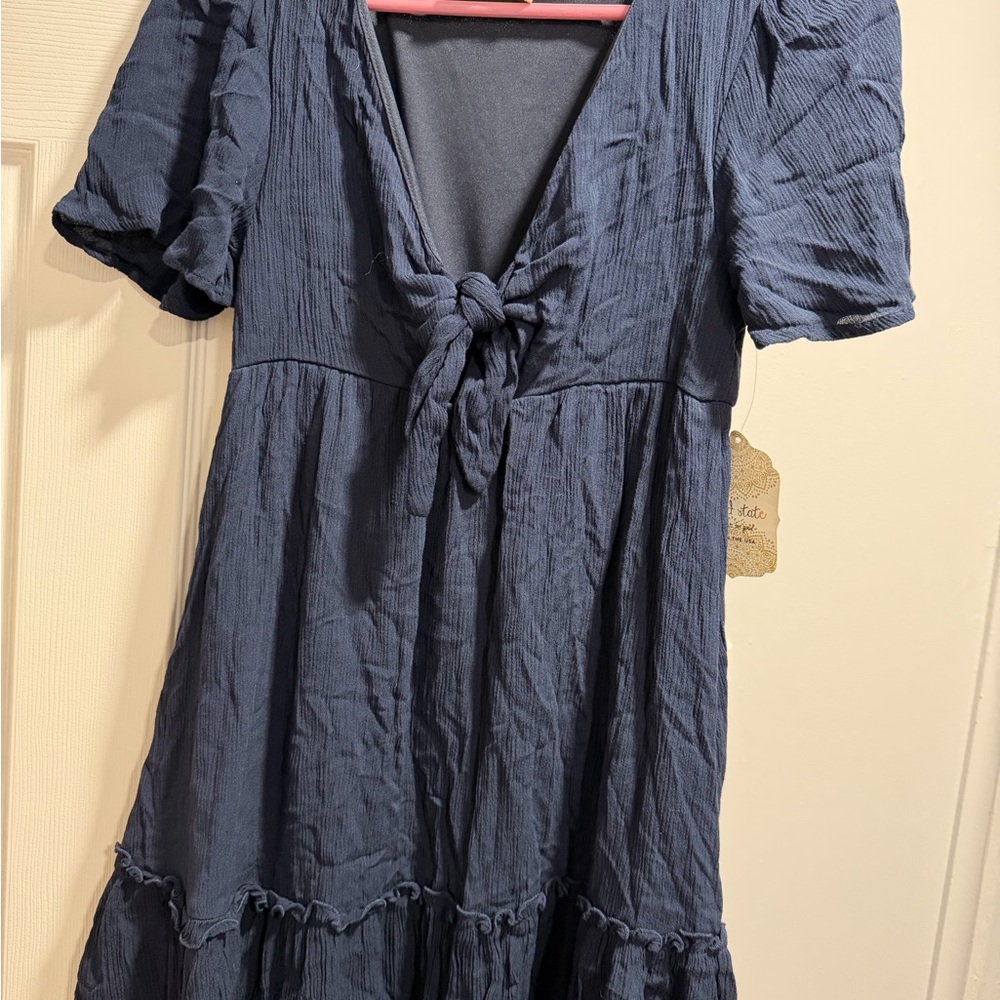 Altar'd State Navy Mini Dress